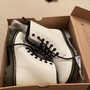 NWT white Dr. Martins